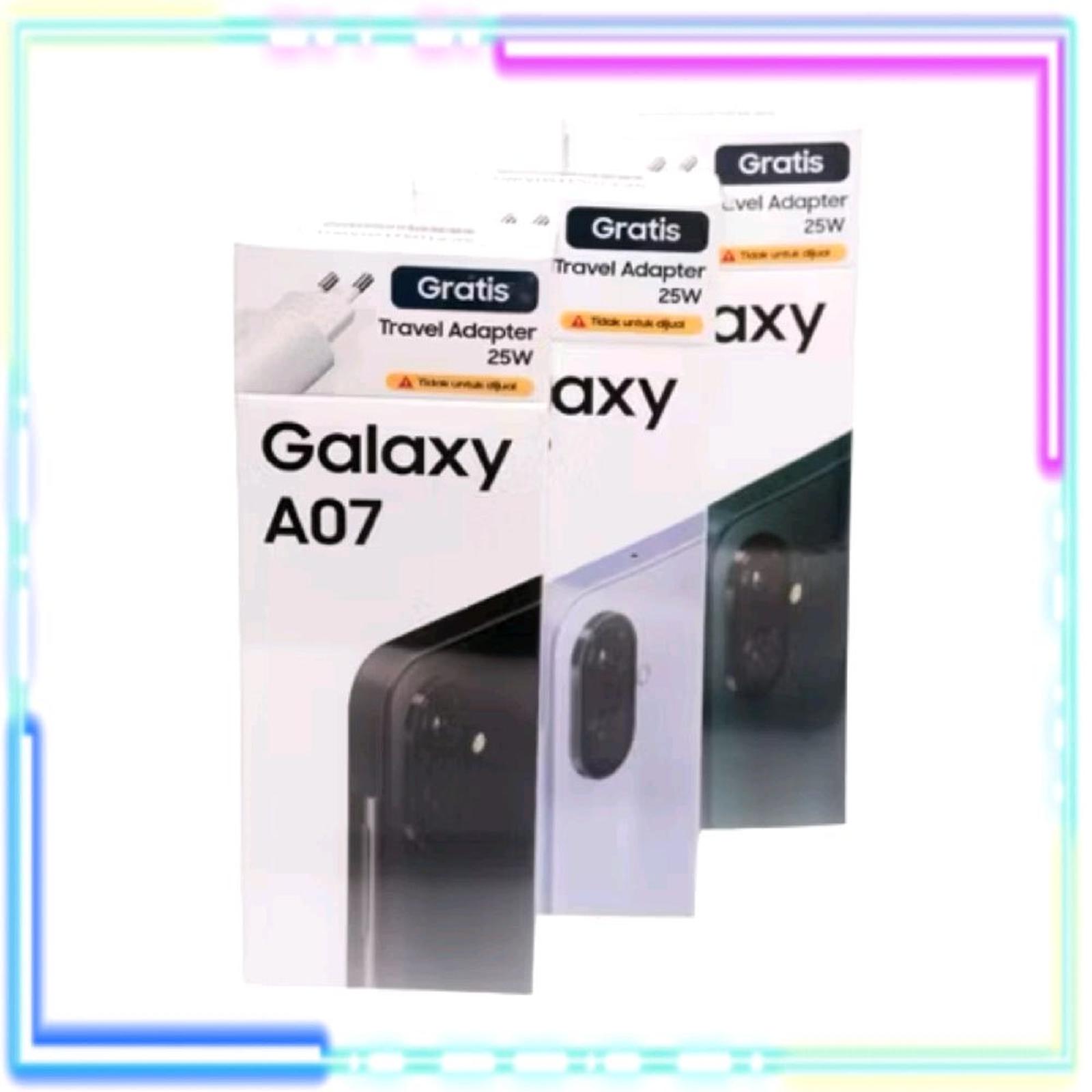 HP Samsung Galaxy A07 4/64GB Black Baru Garansi Resmi Tanpa Adaptor — Handphone & Tablet