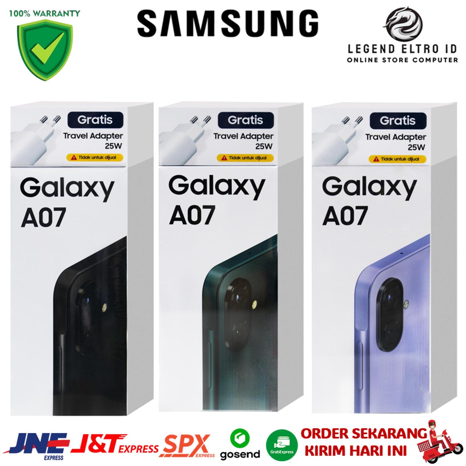 Samsung Galaxy A07 Baru Garansi Resmi - Pilihan RAM 4GB hingga 8GB — Handphone & Tablet