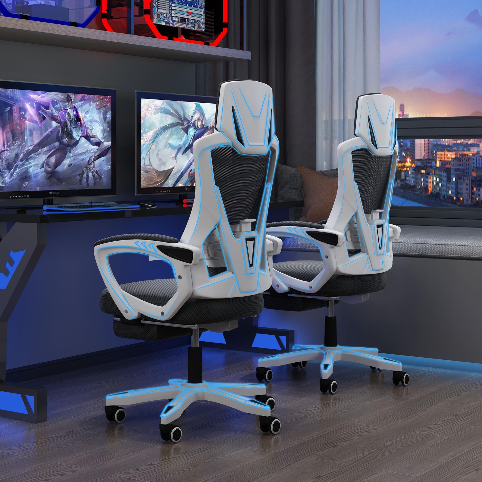 Kursi Gaming dan Kantor Ergonomis Model 2024 Warna Hitam — Perabotan
