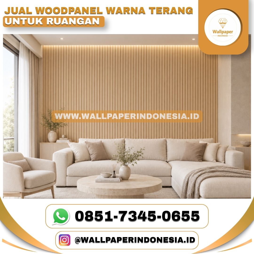 JUAL WOODPANEL WARNA TERANG UNTUK RUANGAN — Rumah Tangga
