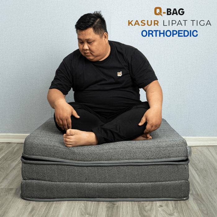 Q-BAG Orthopedic Kasur Lipat 3 Rebounded Foam R50 Firm 90x200x10 cm — Tempat Tidur