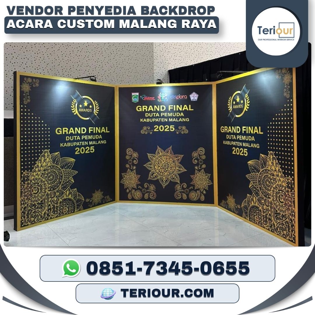 Vendor penyedia backdrop acara custom malang raya — Rumah Tangga