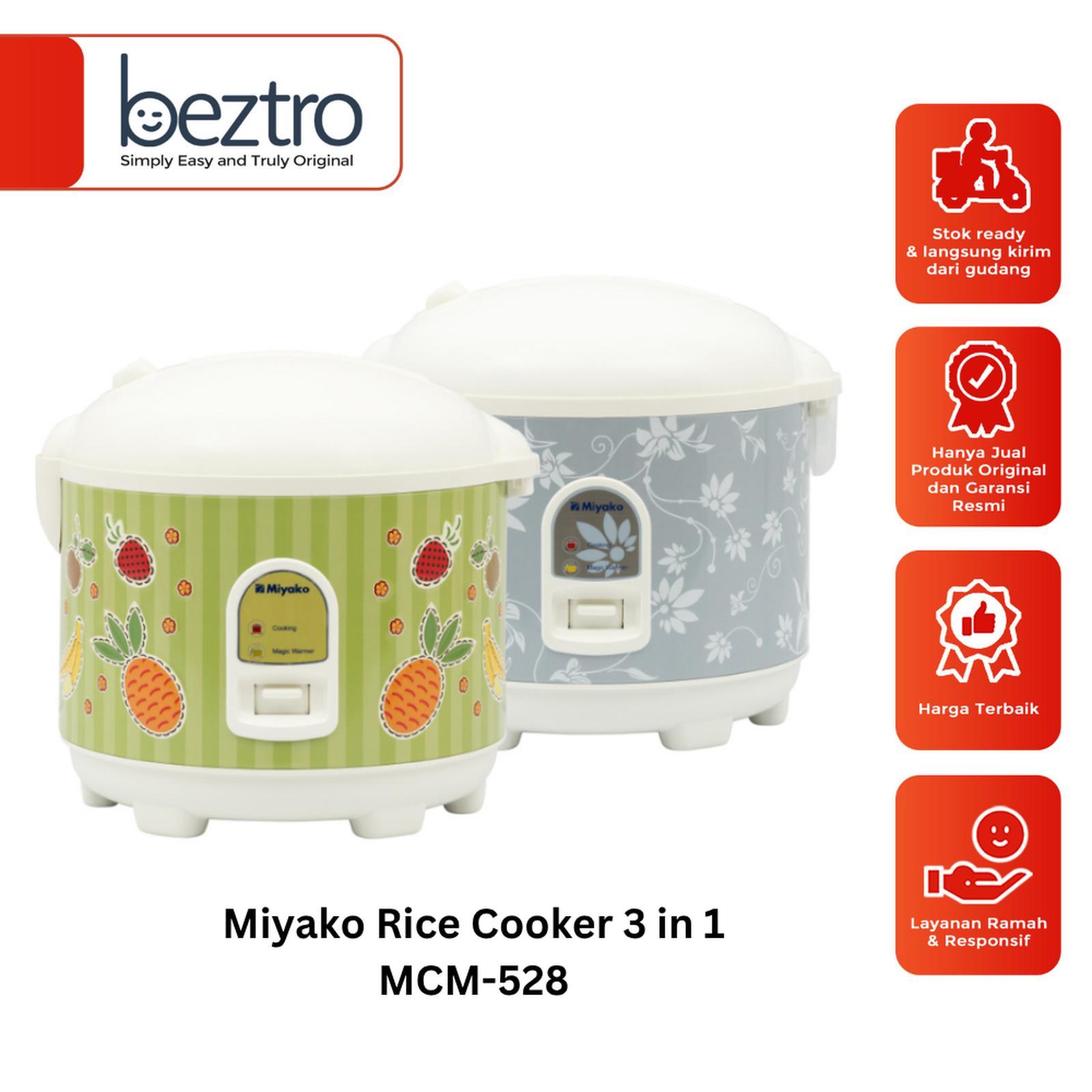 Miyako Magic Com MCM-528 Rice Cooker 1.8L 3in1 Garansi Resmi — Elektronik