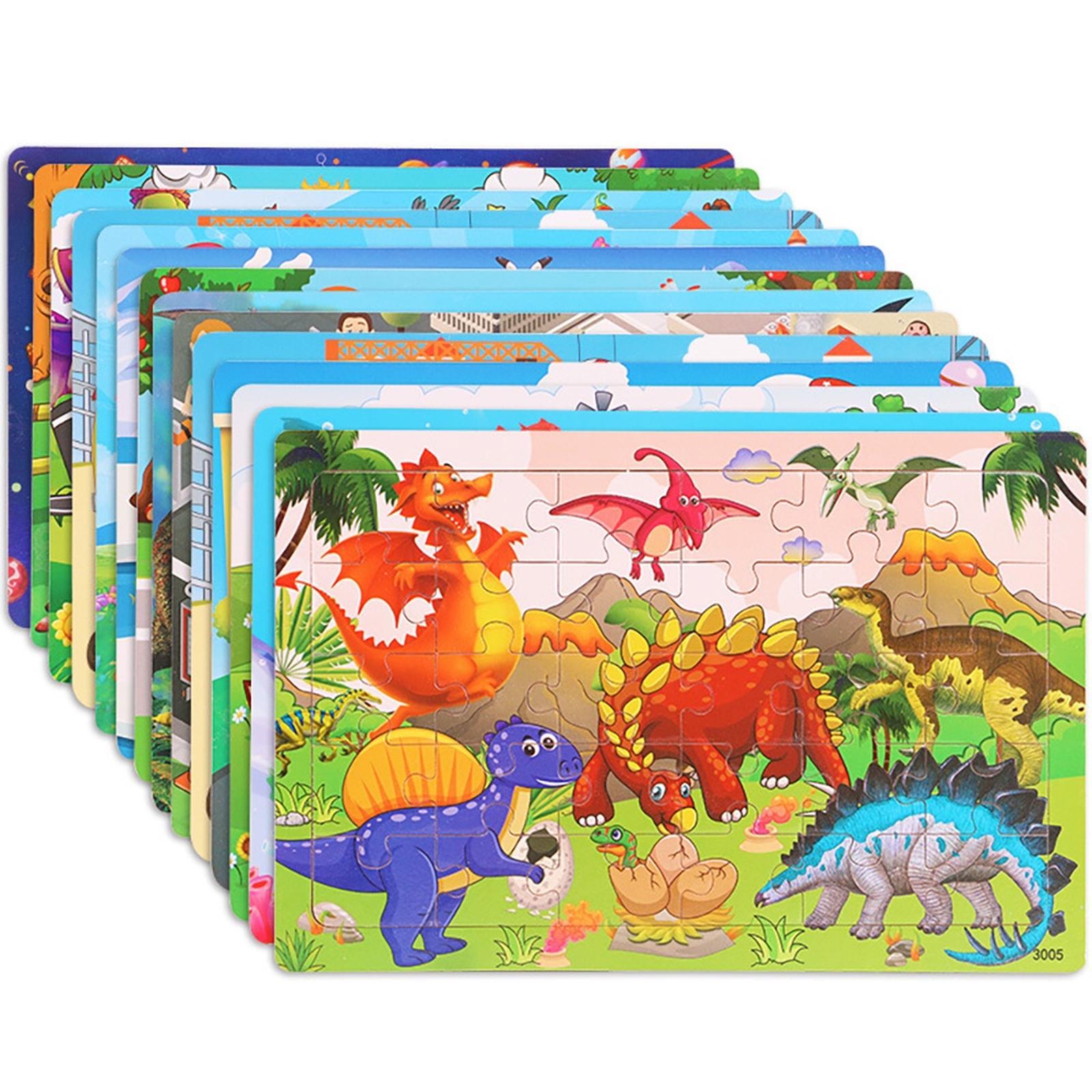 HIPPO LAND Jigsaw Puzzle Kayu Anak 30 Potongan Motif Princess — Mainan & Hobi