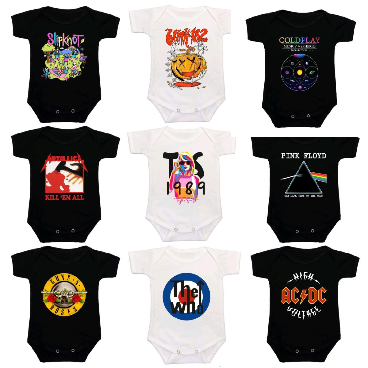 Jumper Bayi Motif Band Rock Metal Slipknot Cotton Combed Newborn — Mode Anak & Bayi