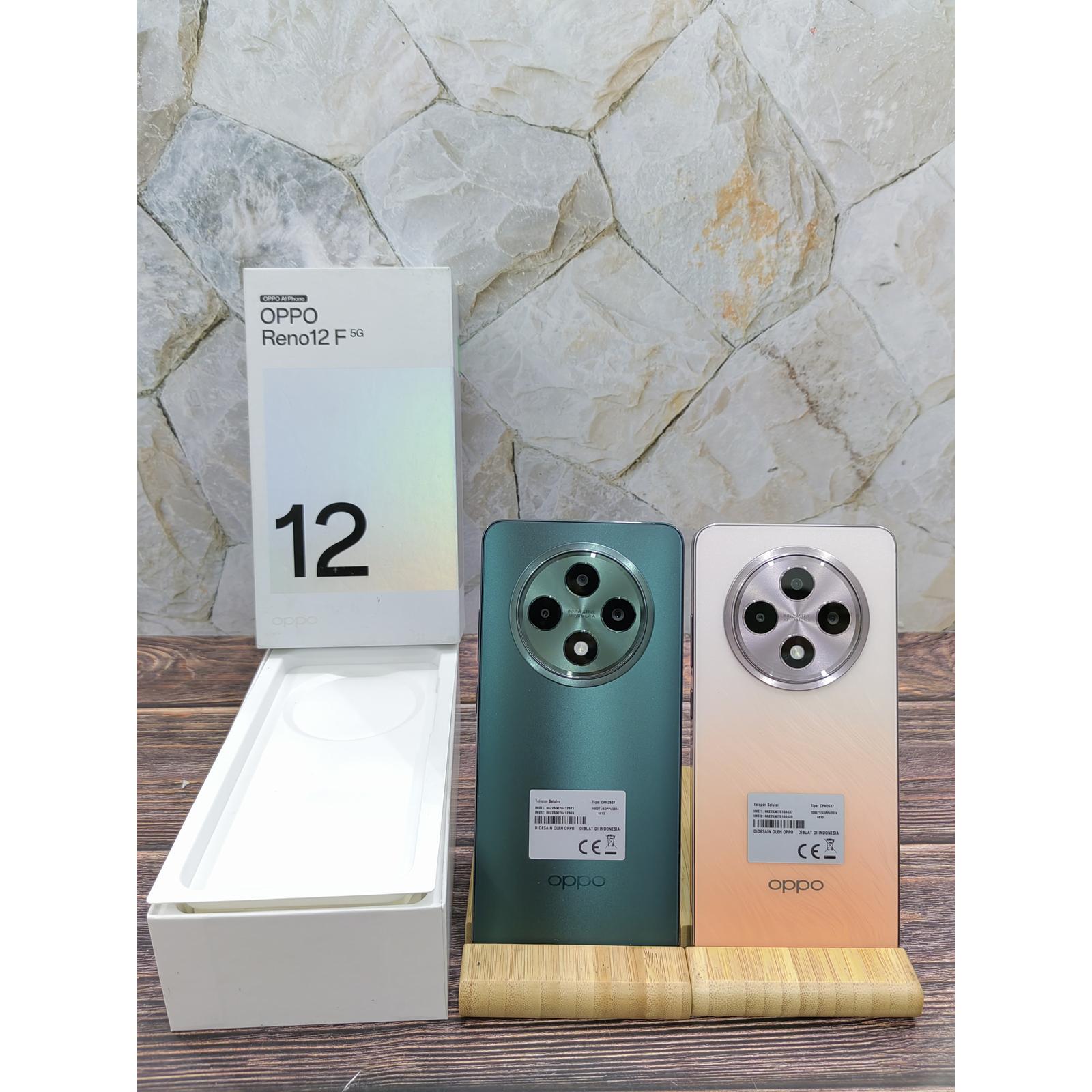 OPPO Reno 12F 5G Second 12/256 & 12/512 Fullset atau Batang Unit Normal — Handphone & Tablet
