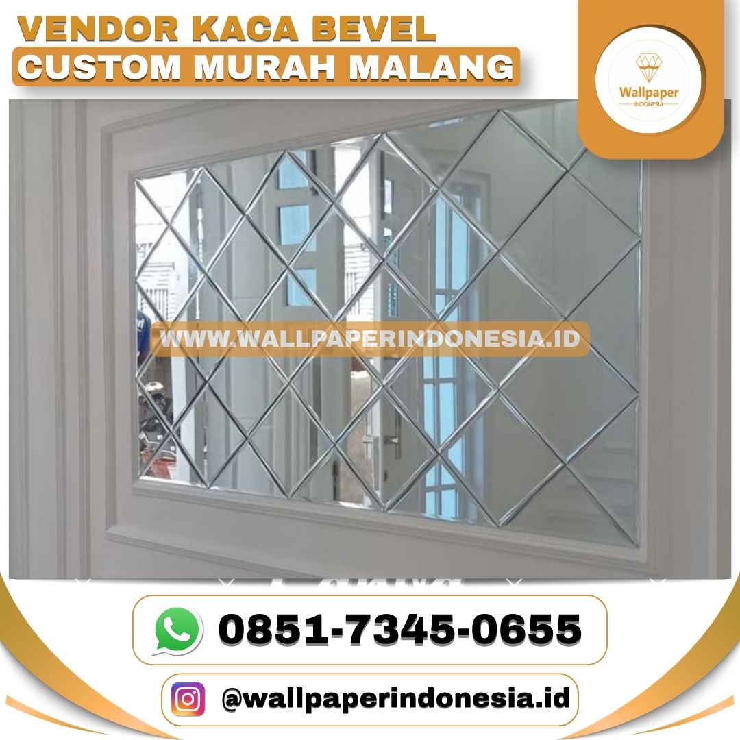 VENDOR KACA BEVEL CUSTOM MURAH MALANG — Rumah Tangga