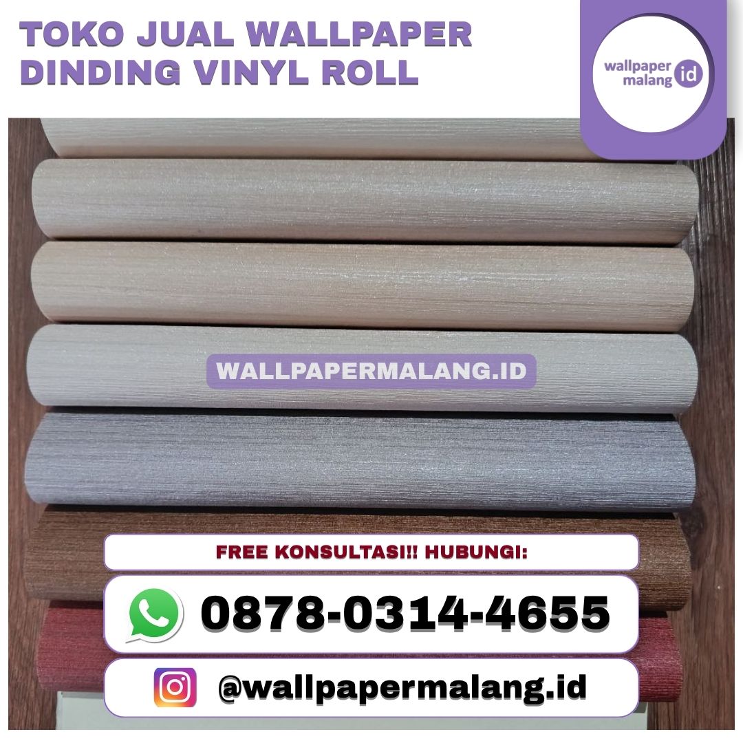 TOKO JUAL WALLPAPER DINDING VINYL ROLL — Jasa