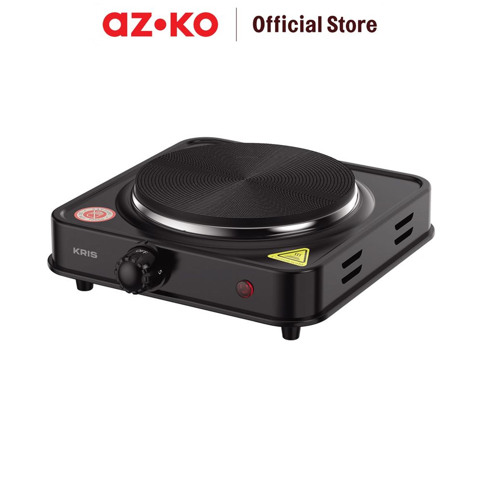 Kompor Listrik Single AZKO Kris 600 Watt 1 Tungku Alat Masak Dapur — Elektronik