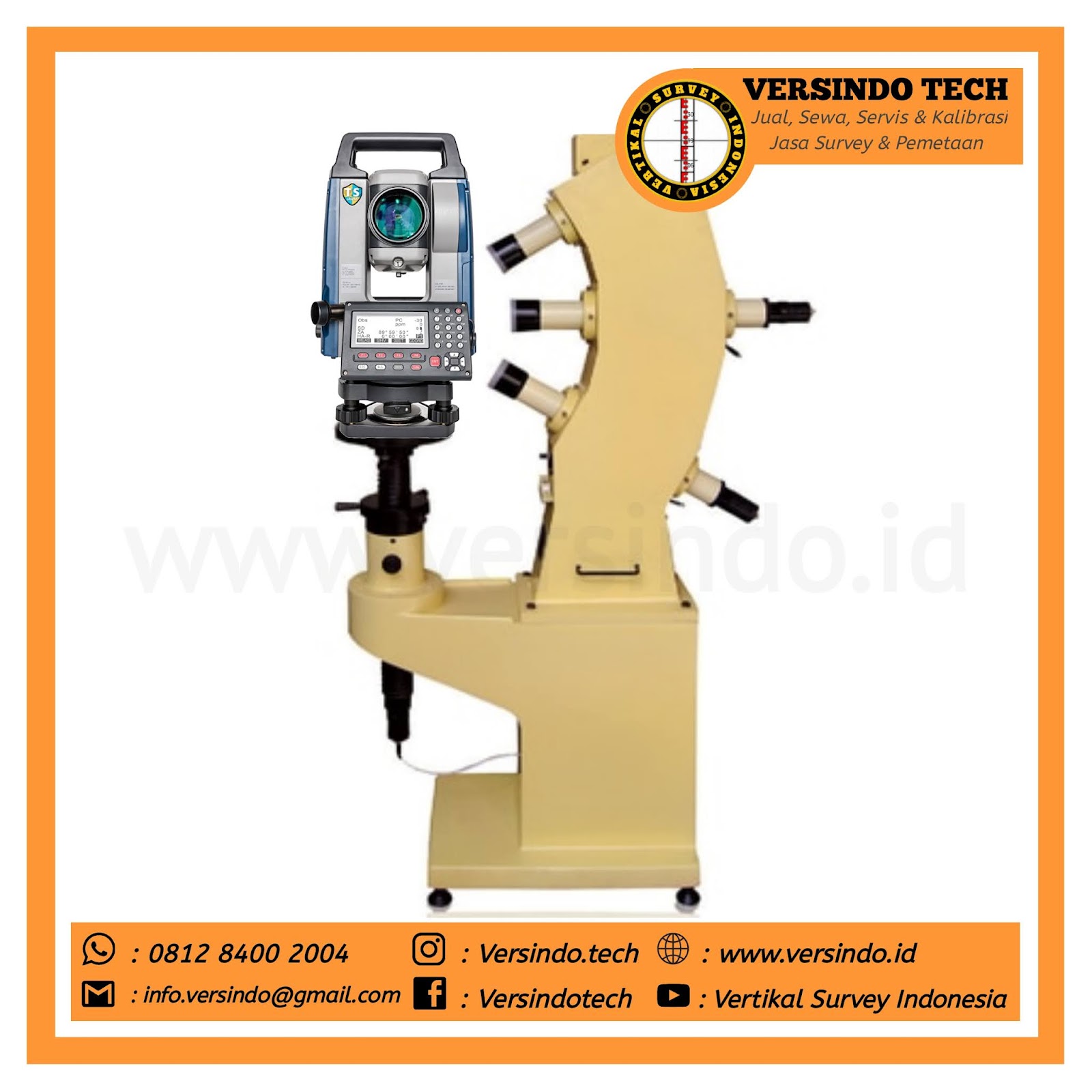 Jasa Kalibrasi Alat Survey Total Station Di Palembang - Sumatera Selatan — Jasa