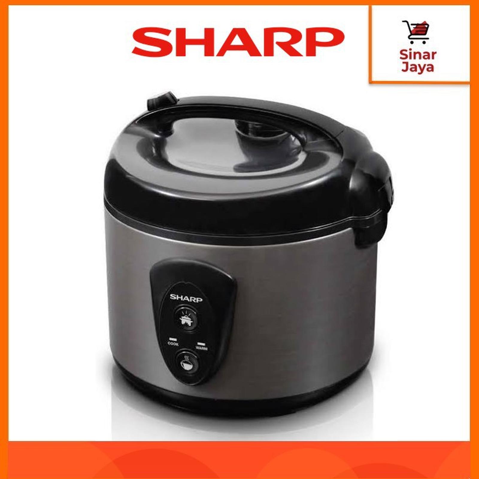 Rice Cooker Sharp KSN-18 MG-SL 1.8 Liter Warna Silver — Elektronik