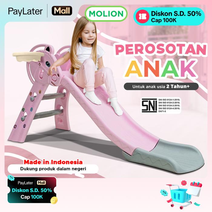 Perosotan Anak Kuda Bahan HDPE Bonus Ring Basket Seru untuk Si Kecil — Mainan & Hobi