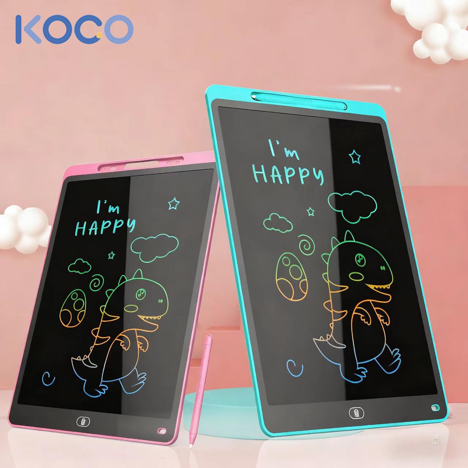 KOCO TOYS LCD Writing Tablet 8.5 Inch Papan Gambar Anak Warna Biru — Mainan & Hobi
