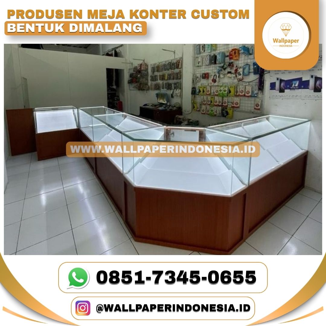 PRODUSEN MEJA KONTER CUSTOM BENTUK DI MALANG — Rumah Tangga