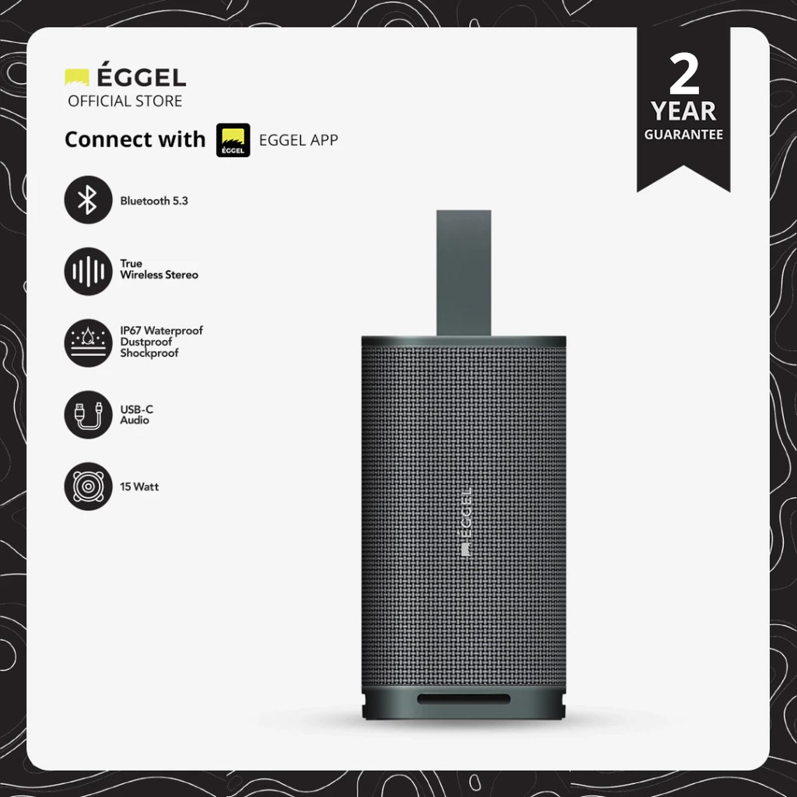 Eggel Play 2 Speaker Bluetooth Portable Waterproof IP67 Garansi 2 Tahun — Elektronik