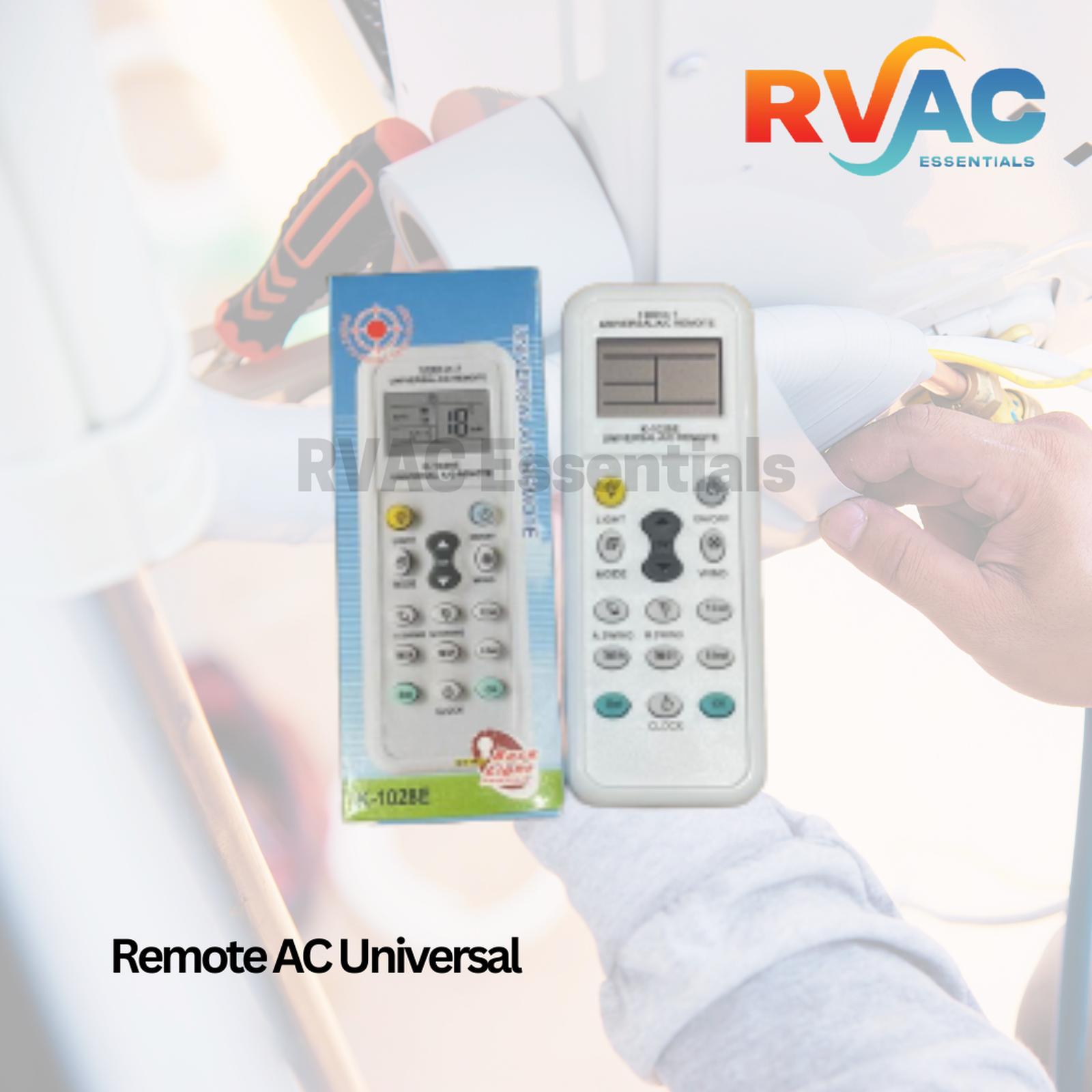 Remote AC Universal K-1028E Multi Merek dengan Lampu LED dan Mode Swing — AC
