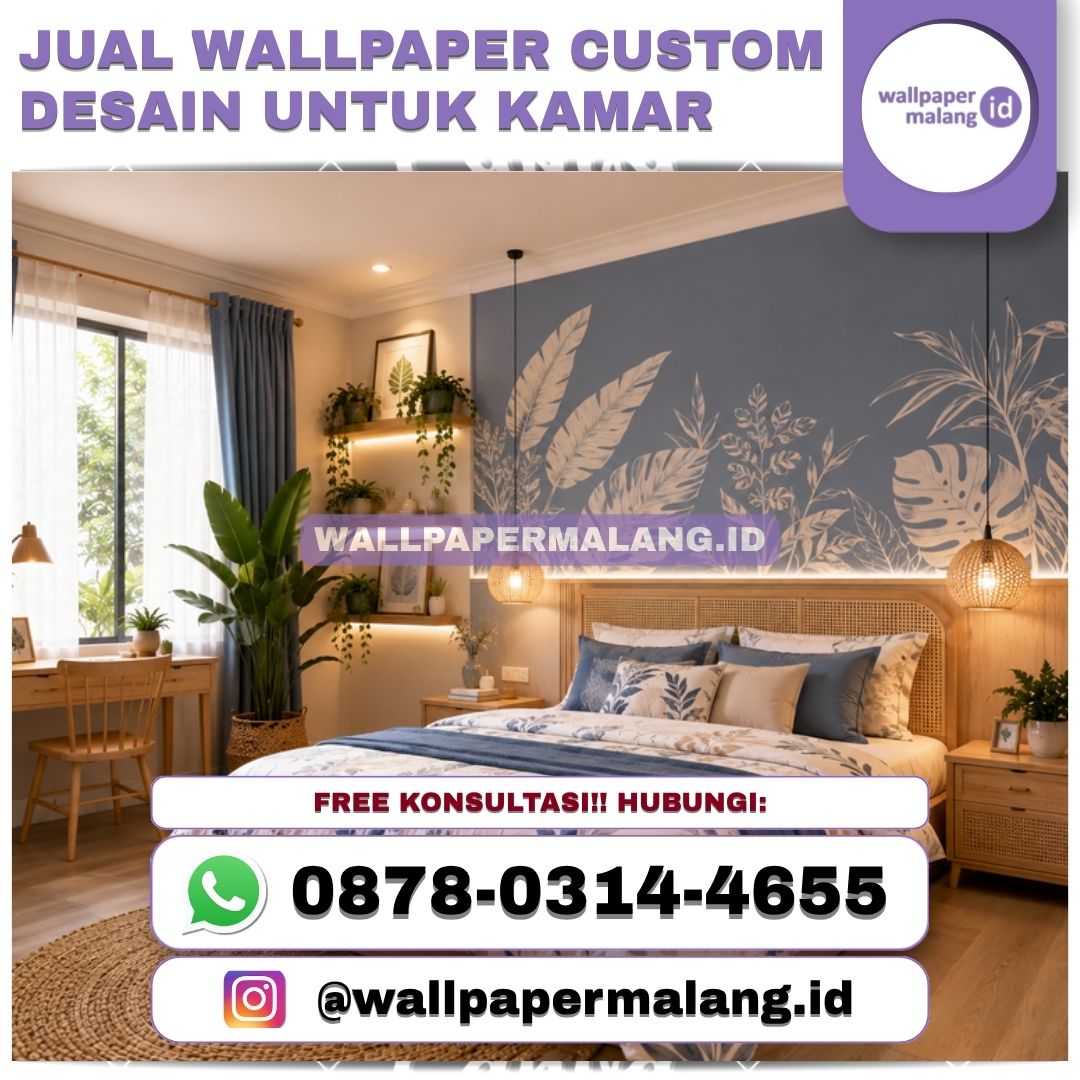 JUAL WALLPAPER CUSTOM DESAIN UNTUK KAMAR — Rumah Tangga