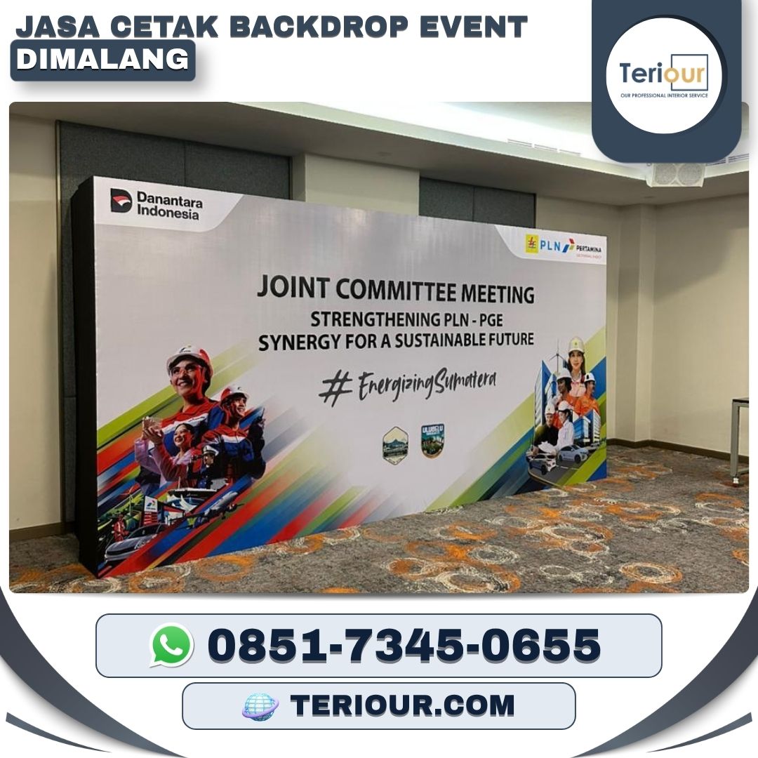 Jasa cetak backdrop event dimalang — Jasa