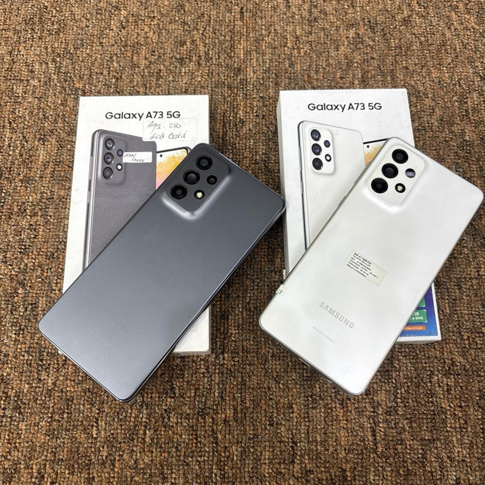 Samsung Galaxy A73 5G 8/256GB Second Resmi Indonesia Mulus Normal — Handphone & Tablet
