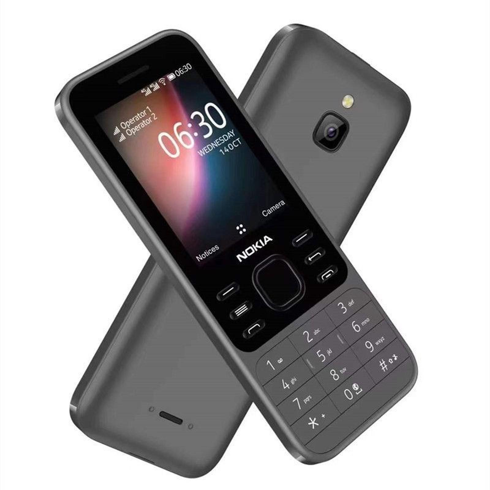 Nokia 6300 4G Baru Garansi Distributor - Handphone Dual SIM Abu-abu — Handphone & Tablet
