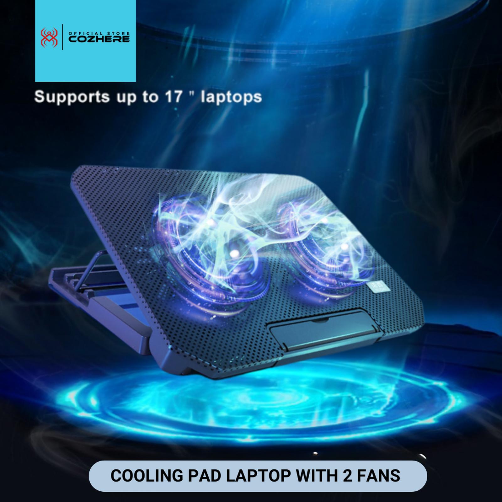 Cooling Pad Laptop MCHOSE Q100 Dual Turbo Fan Pendingin Portable — Komputer & Laptop