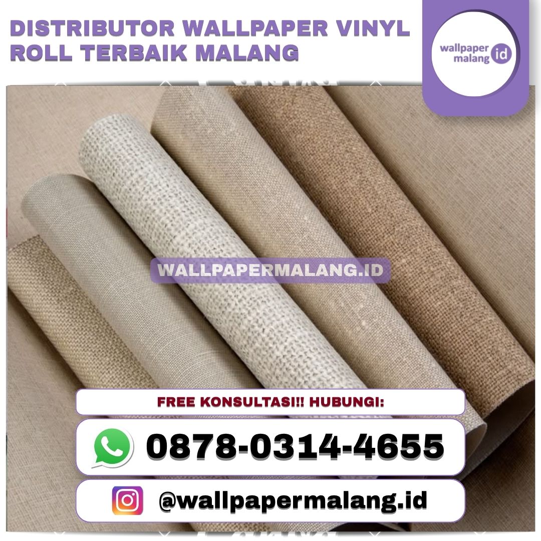 DISTRIBUTOR WALLPAPER VINYL ROLL TERBAIK MALANG — Rumah Tangga