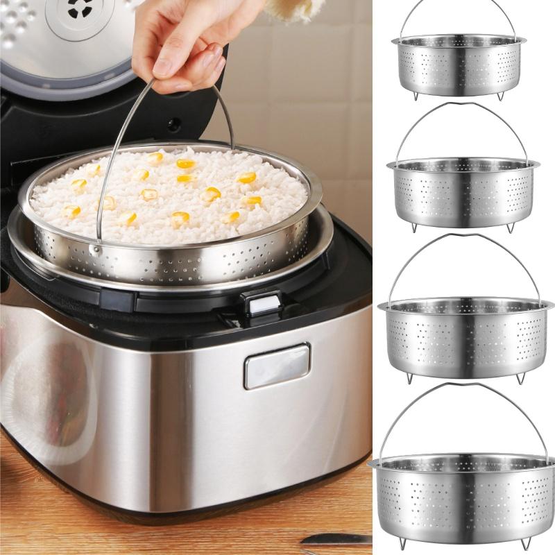Keranjang Pengukus Nasi Vixplorn Baja Tahan Karat 304 Diameter 13.8cm — Dapur