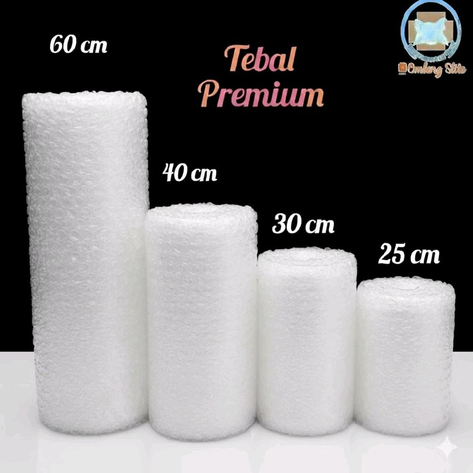 Bubble Wrap Roll Putih Bening Tebal Lebar 60cm x 4 Meter untuk Packing — Kebutuhan Kantor