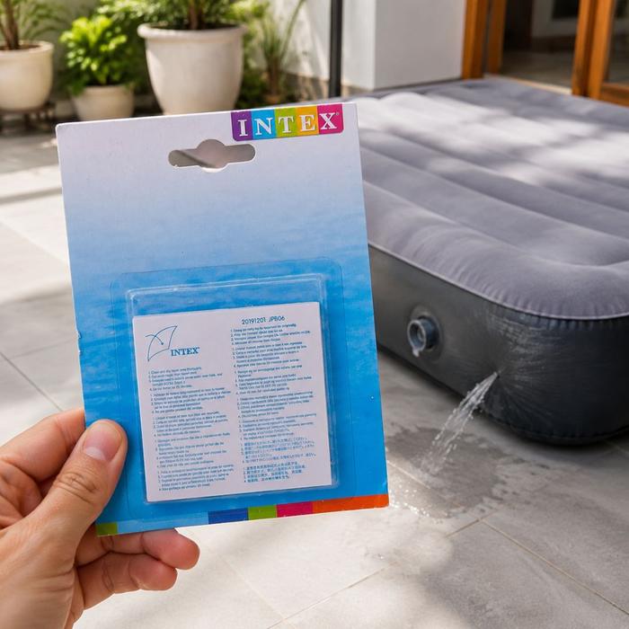Intex 59631 Repair Patch Lem Tambal Kasur Angin dan Kolam Renang — Olahraga