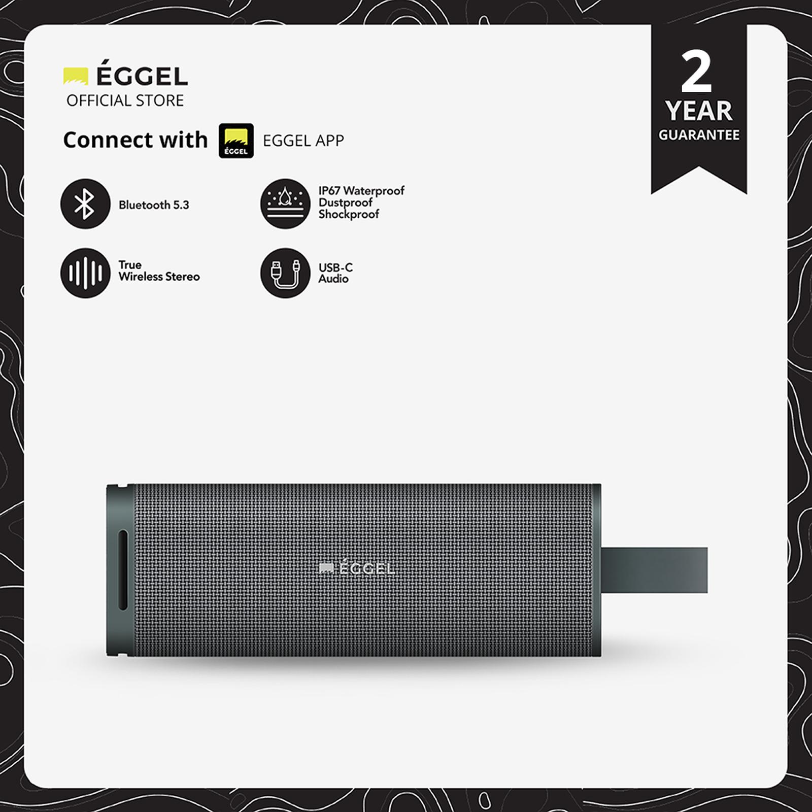 Eggel Active 3 Speaker Bluetooth Portable Anti Air IP67 — Elektronik