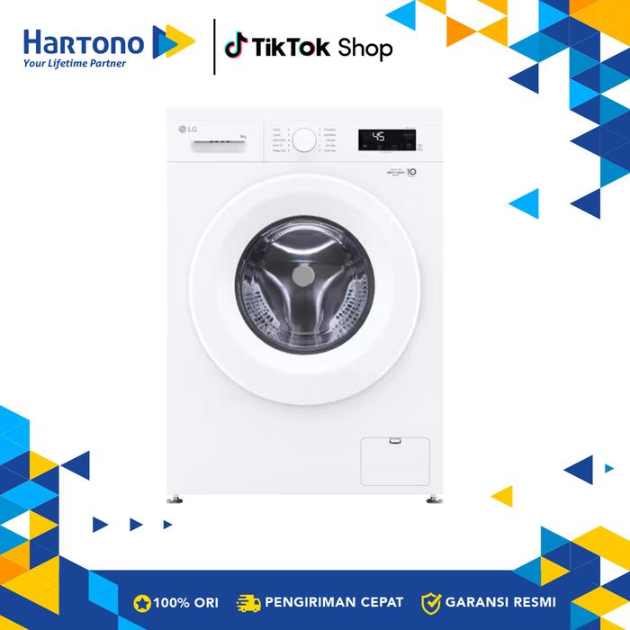 Mesin Cuci LG Front Loading 7 Kg Inverter Direct Drive FB1207S6W Putih — Elektronik